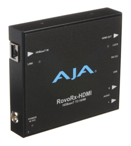 AJA RovoRx-HDMI UltraHD/HD HDBaseT To HDMI Receiver